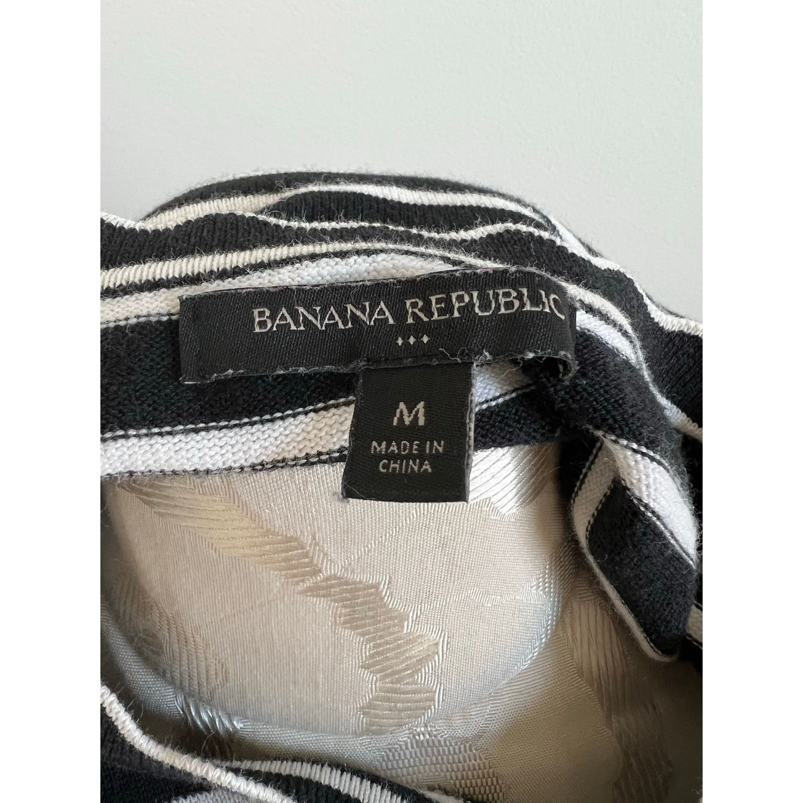 Banana Republic Banana Republic Scallop Collar Striped Sweater Medium Size M / US 6-8 / IT 42-44 - 6 Thumbnail