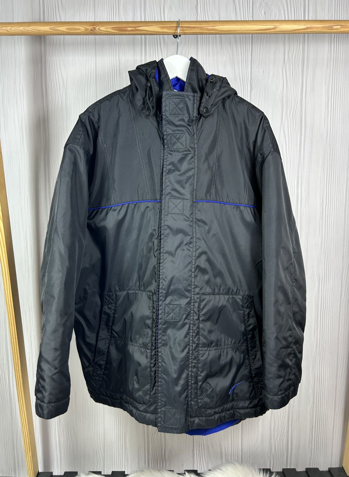 Nike Vintage Y2K Nike Nylon Jacket Big Swoosh Size M Size US M / EU 48-50 / 2 - 2 Thumbnail
