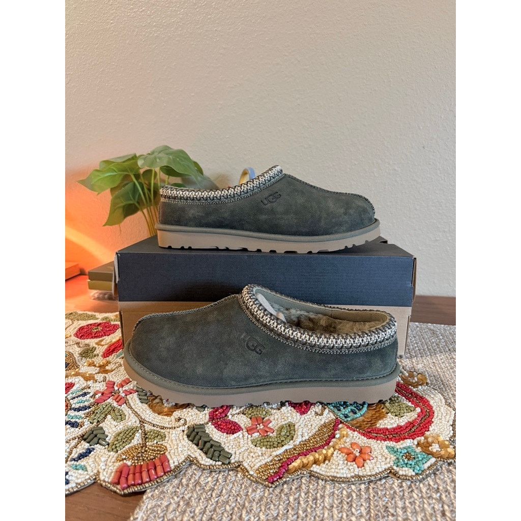 Ugg UGG Tasman Baxter Slipper Clog Burnt Olive Green Slip On Size US 8 / EU 41 - 1 Thumbnail