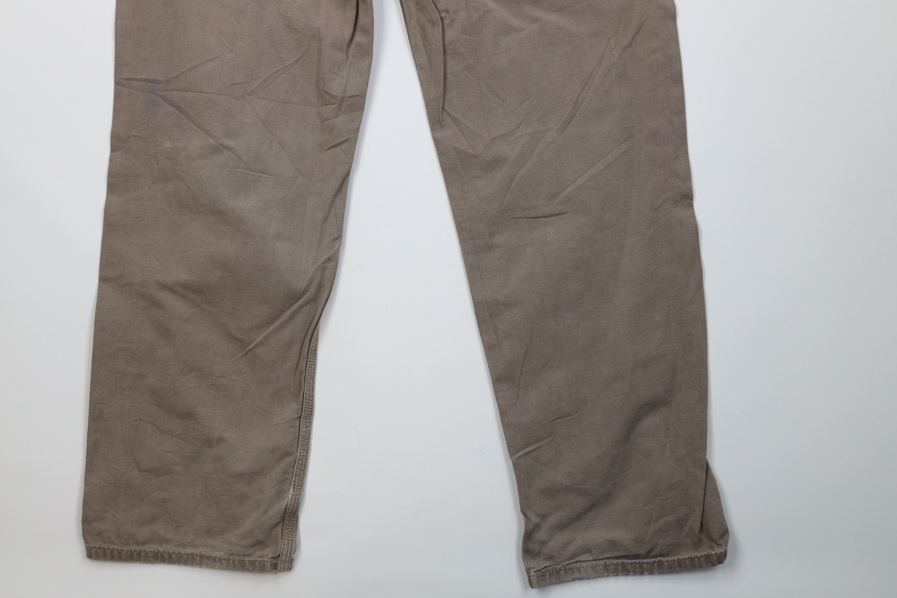 Carhartt Vintage Y2K Carhartt Loose Fit Wide Leg Canvas Pants Beige Size US 34 / EU 50 - 16 Thumbnail