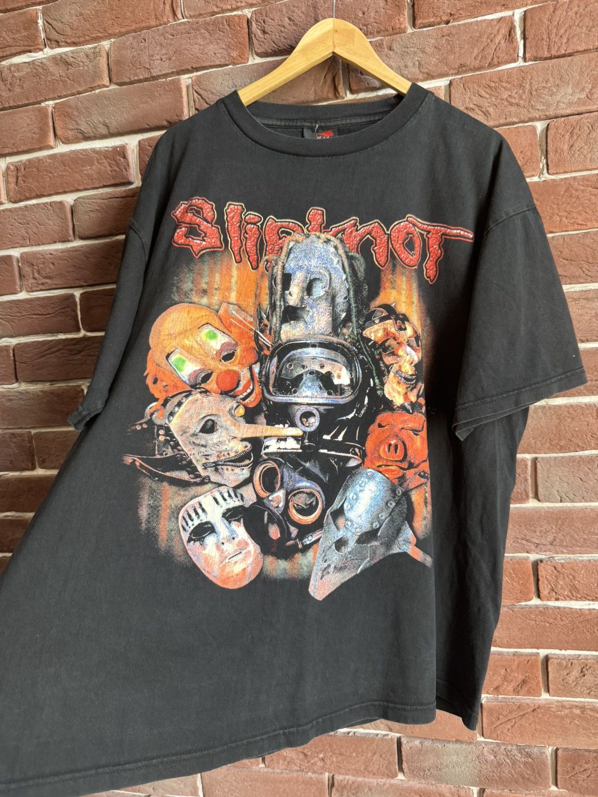 Band Tees 00s Slipknot IOWA Mask Nu Metal Band Tshirt Rare Grail XL Size US XL / EU 56 / 4 - 4 Thumbnail