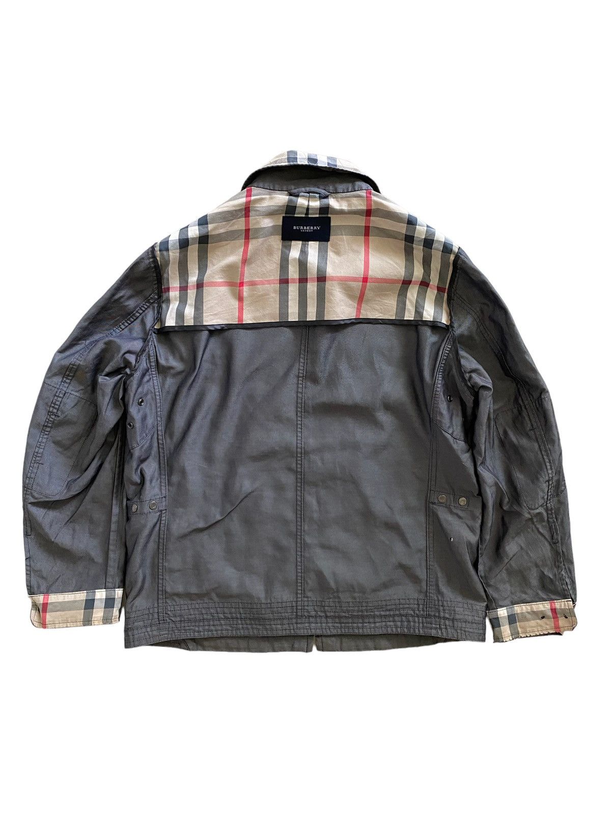 Burberry vintage BURBERRY LONDON JACKET BOMBER nice design Size US L / EU 52-54 / 3 - 5 Thumbnail