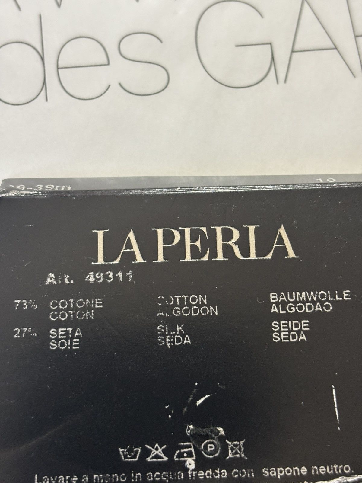 Other La Perla Men sz 10 socks Silk cotton New Size ONE SIZE - 5 Thumbnail