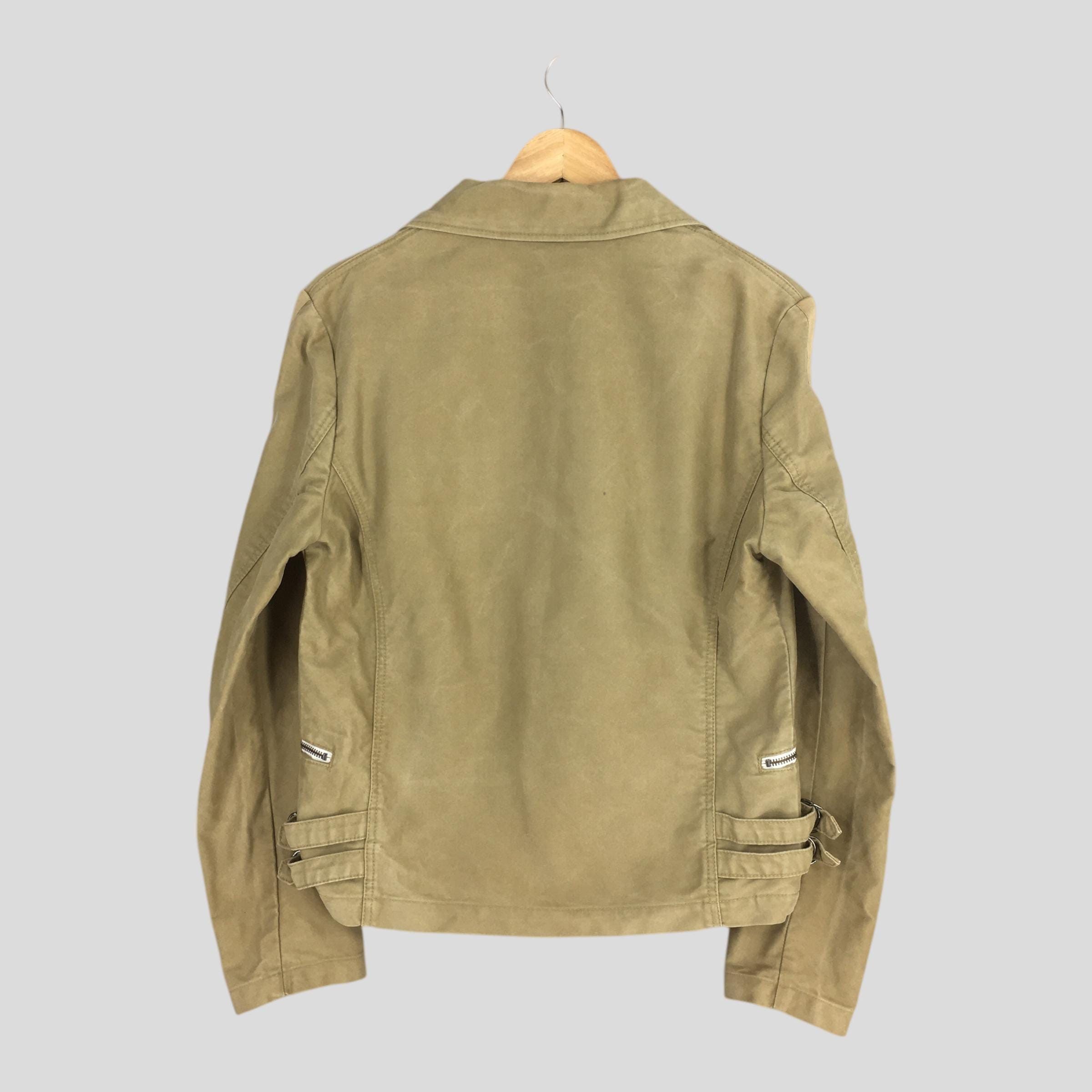 Vintage Vintage 1990s Mc Apache Double Collar Beige Jacket Large Size US L / EU 52-54 / 3 - 8 Thumbnail