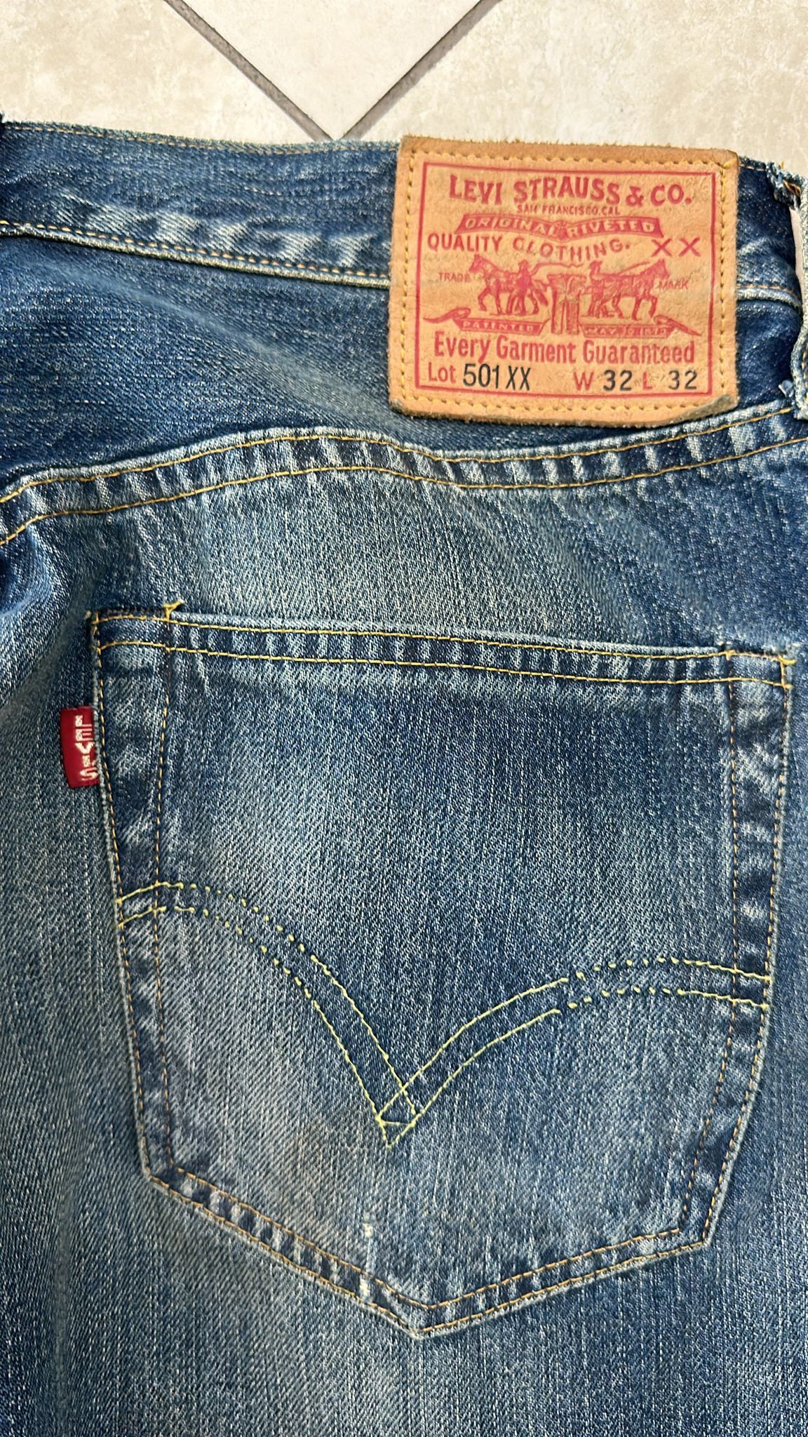 Levi's Vintage Clothing LVC Levi's Vintage Clothing 501XX BigE Selvedge Jeans Size US 32 / EU 48 - 10 Thumbnail