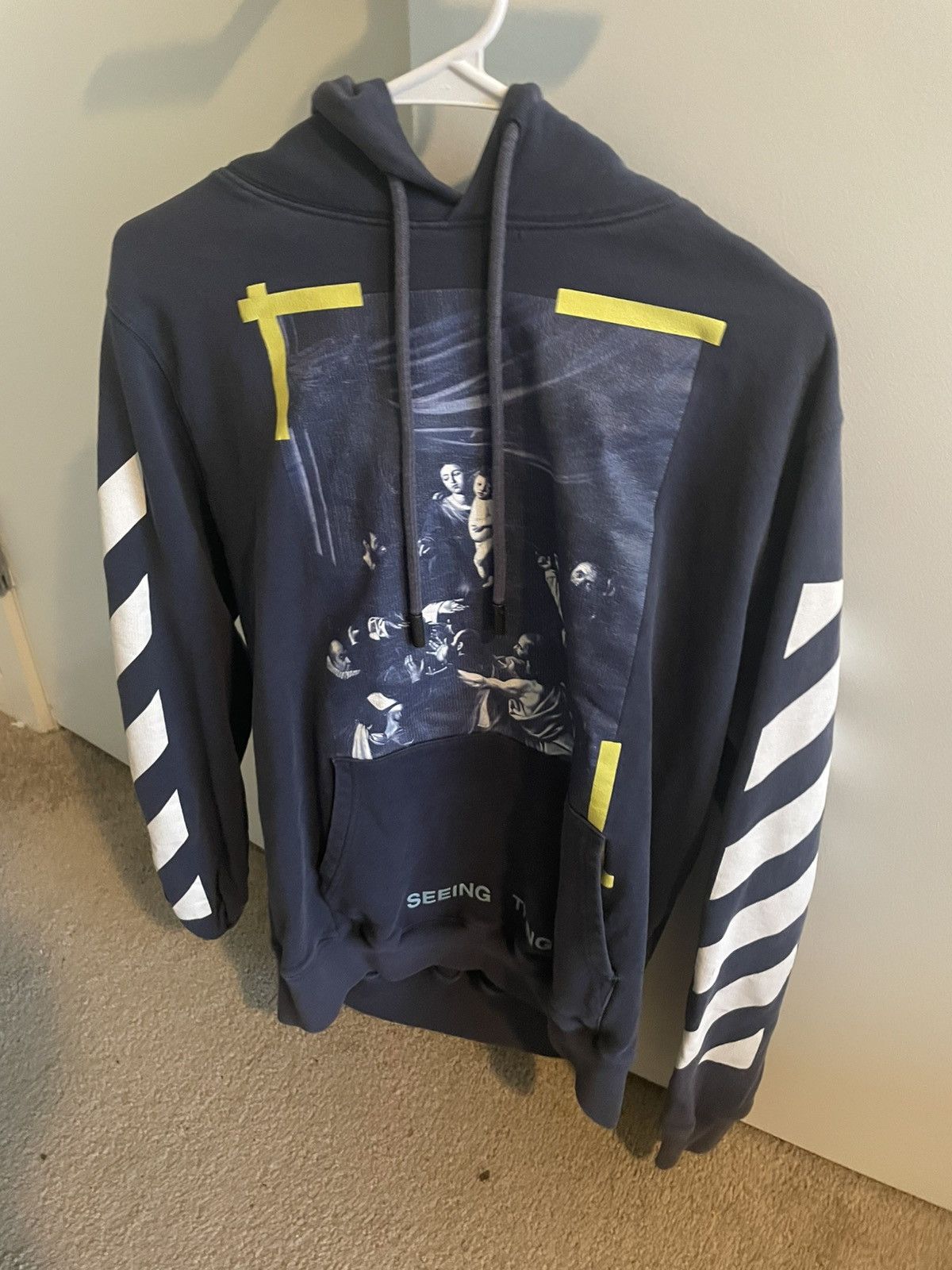 Off white Caravaggio hoodie size small (fits like a medium)