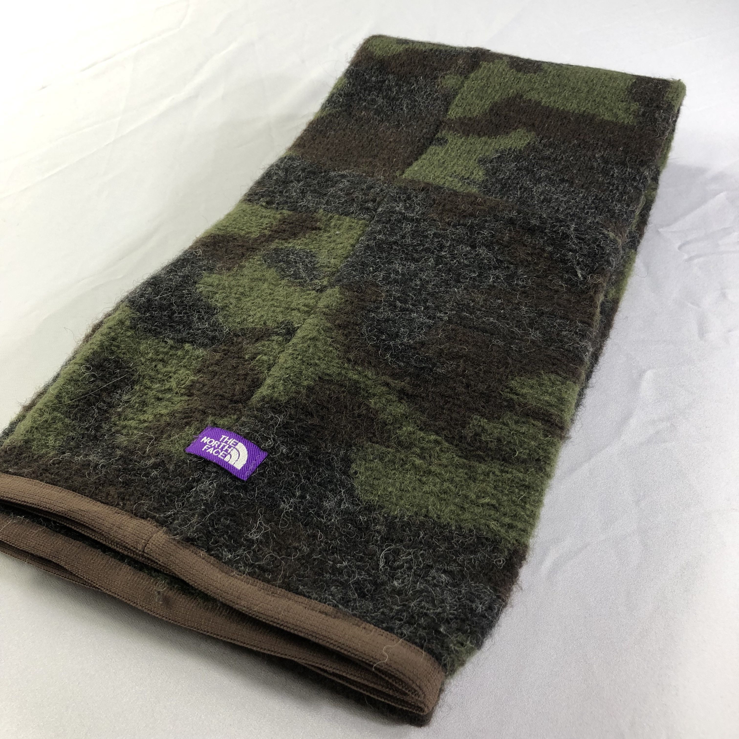 The North Face The North Face Camouflage Wool Scarf Muffler V1443 Size ONE SIZE - 3 Thumbnail