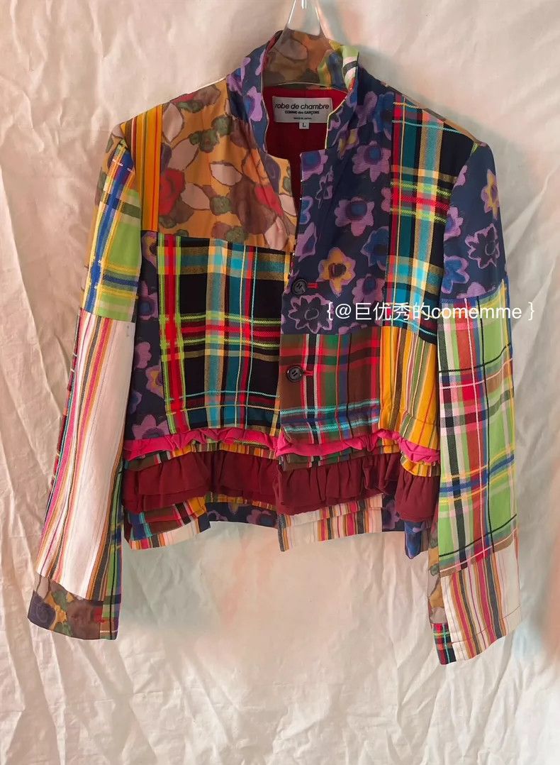 Comme des Garcons Comme Des Garcons Retro Hippie Color Patchwork Pop Print B Size L / US 10 / IT 46 - 8 Thumbnail