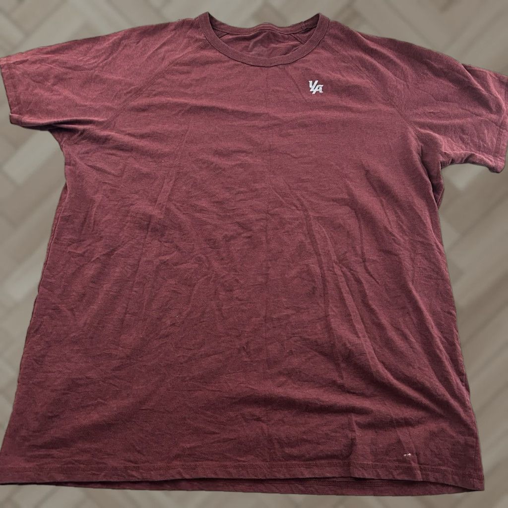 YoungLA Young LA T-Shirt Men Large Maroon Short Sleeve Logo Crew Neck Shirt Mens Size US L / EU 52-54 / 3 - 1 Thumbnail