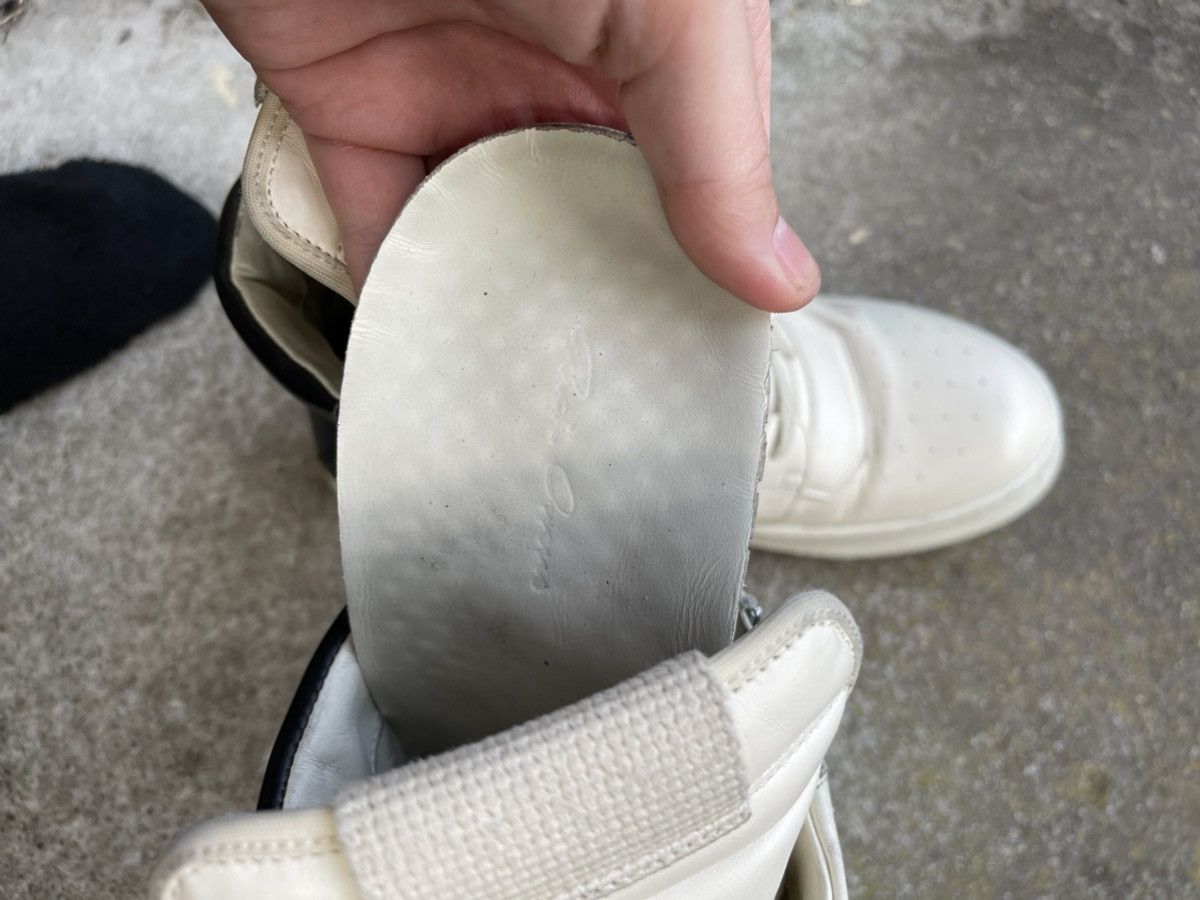 Rick Owens send offers! Reverse Oreo White Geobasket fits size 9/9.5 Size US 8.5 / EU 41-42 - 6 Thumbnail