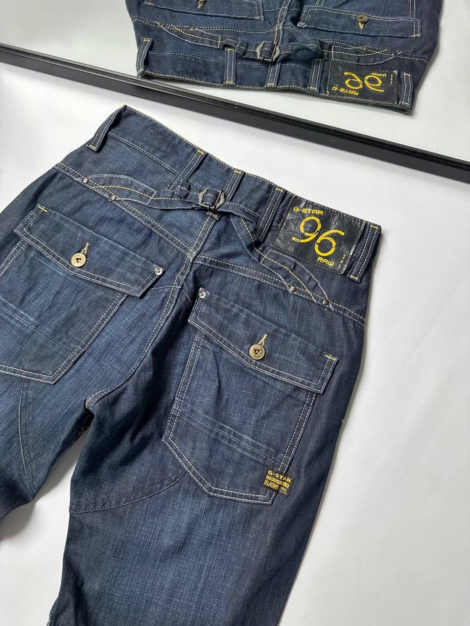 G-Star Vintage G-Star Denim Jean Washed Wide Pants Y2K Size US 31 - 5 Thumbnail