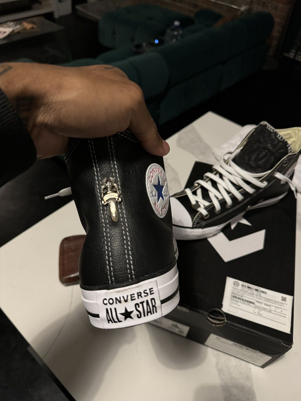 Chrome Hearts Chrome Hearts Converse Size US 11.5 / EU 44-45 - 8 Thumbnail