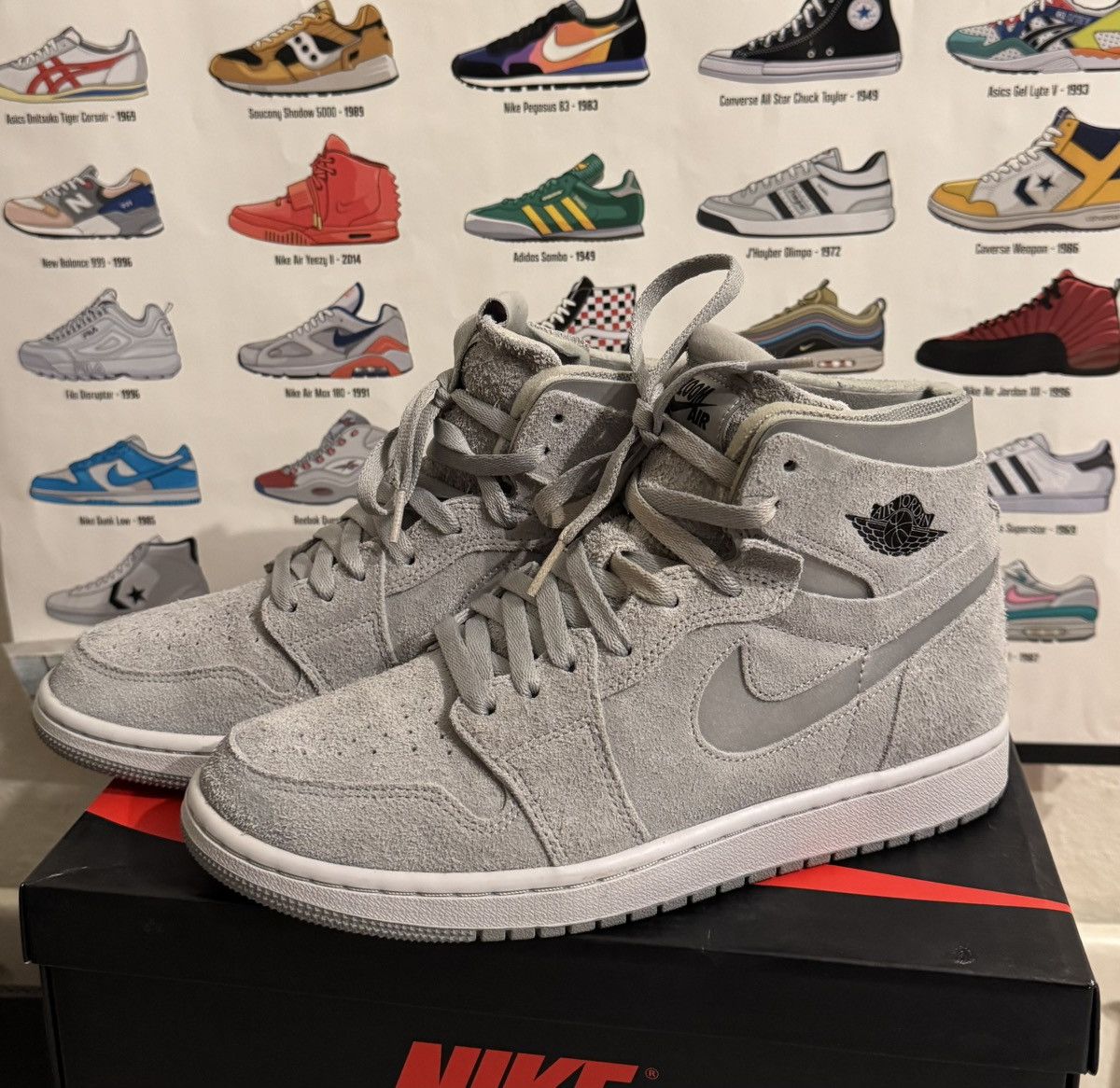 Jordan Brand Jordan 1 Zoom Air CMFT Grey Fog Size US 9.5 / IT 39.5 - 1 Thumbnail