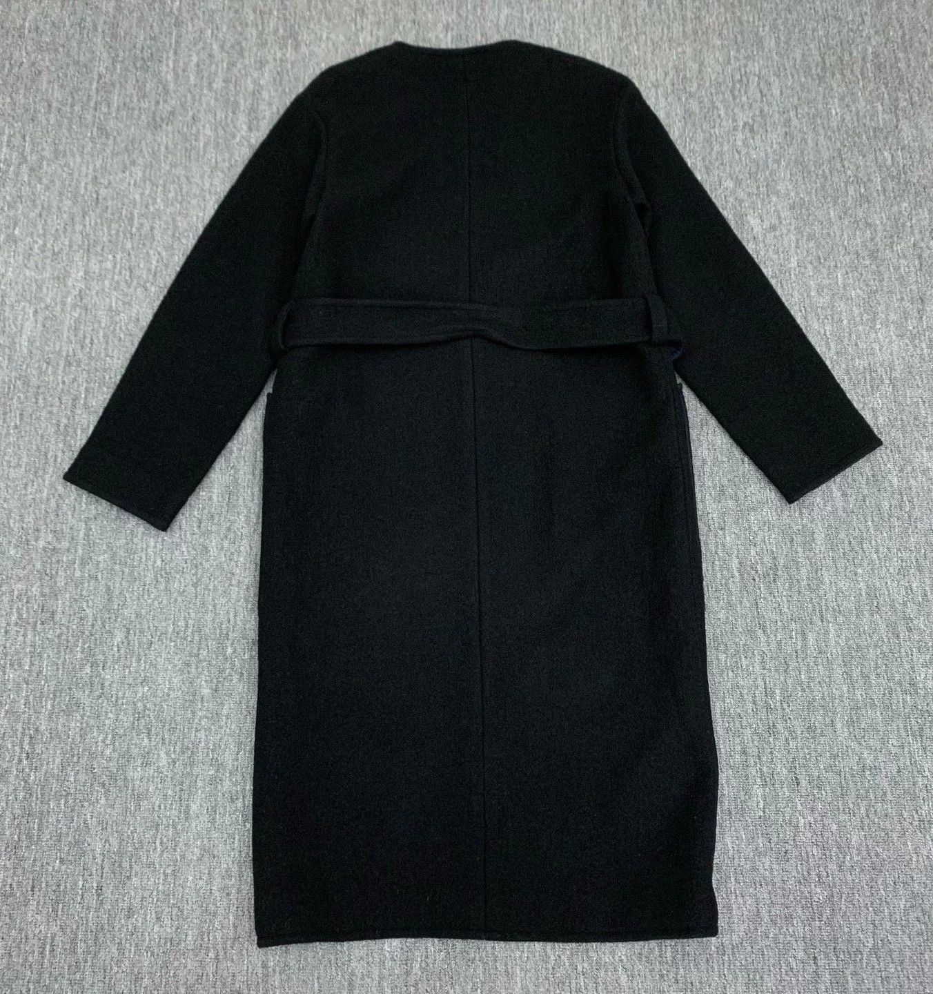 Celine Celine black wool long coat size 36 95 new Size XS / US 0-2 / IT 36-38 - 2 Thumbnail