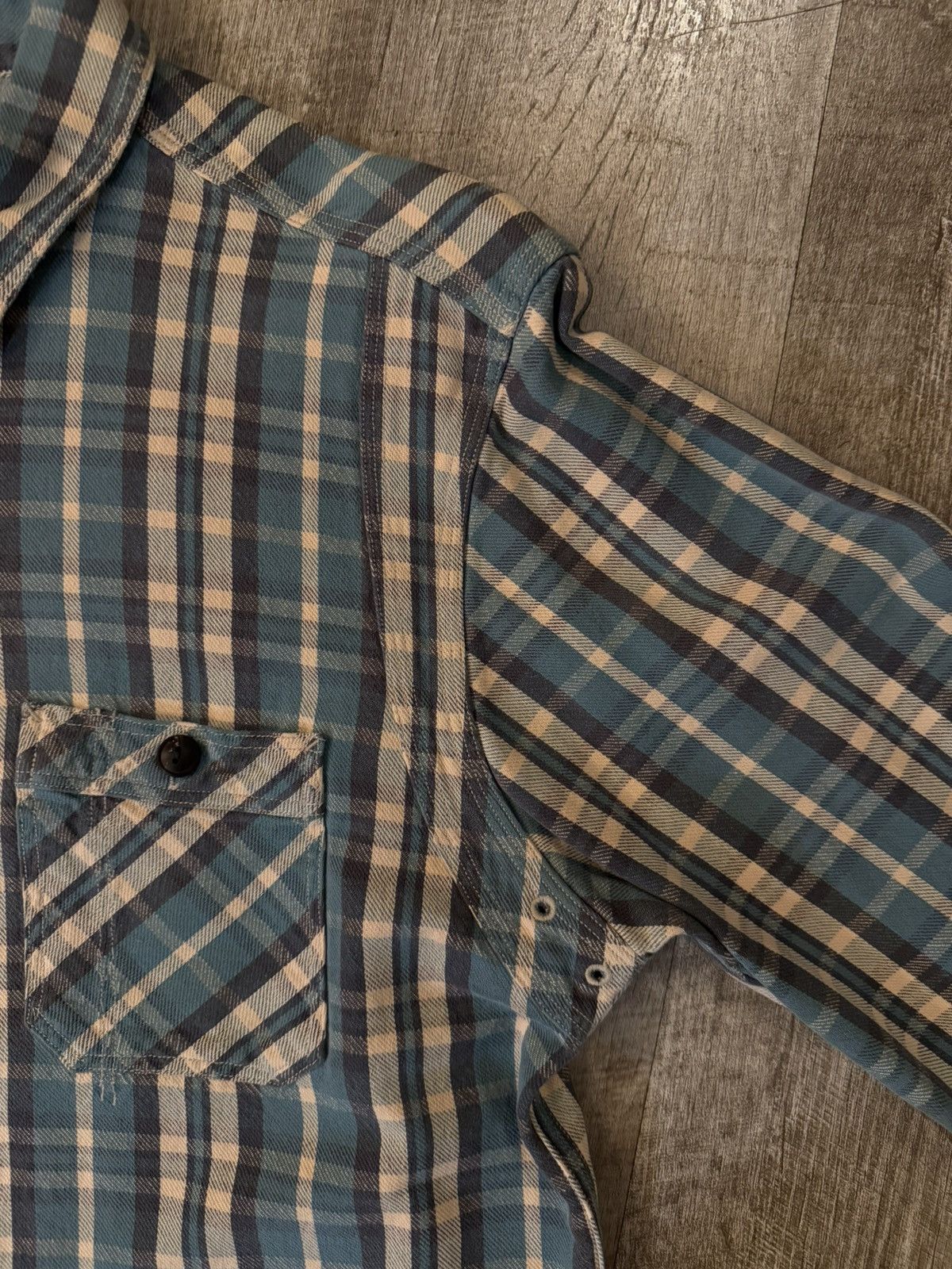 RRL Ralph Lauren RRL 1990s Work Shirt – Early 1st gen Tag – Vintage Plaid Size US M / EU 48-50 / 2 - 3 Thumbnail