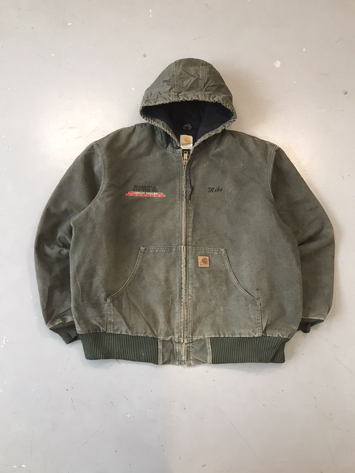 Vintage Carhartt J130 mos blanket line active jacket
