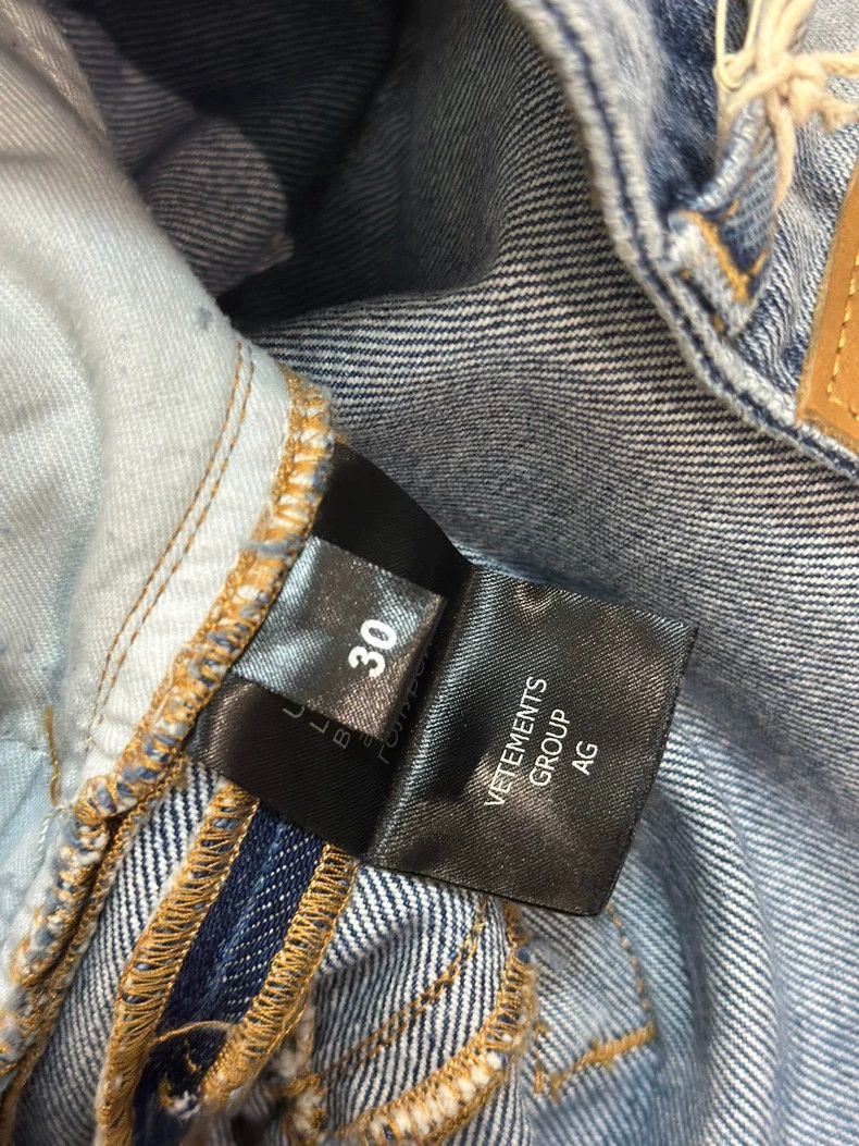Vetements Vetements 23SS Great Destruction Washed Jeans 2506-Nextarro Size US 30 / EU 46 - 4 Thumbnail