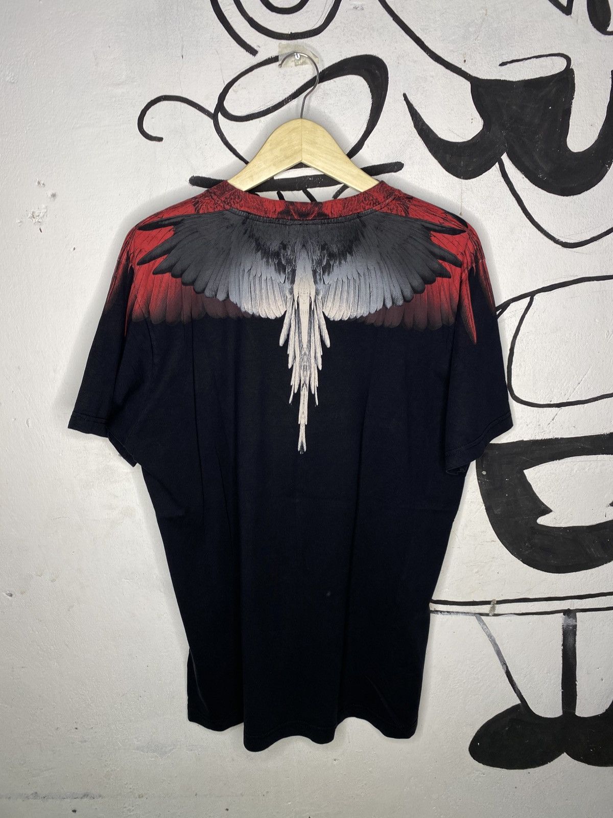 Marcelo Burlon Marcelo burlon red bird tshirt Size US M / EU 48-50 / 2 - 2 Thumbnail