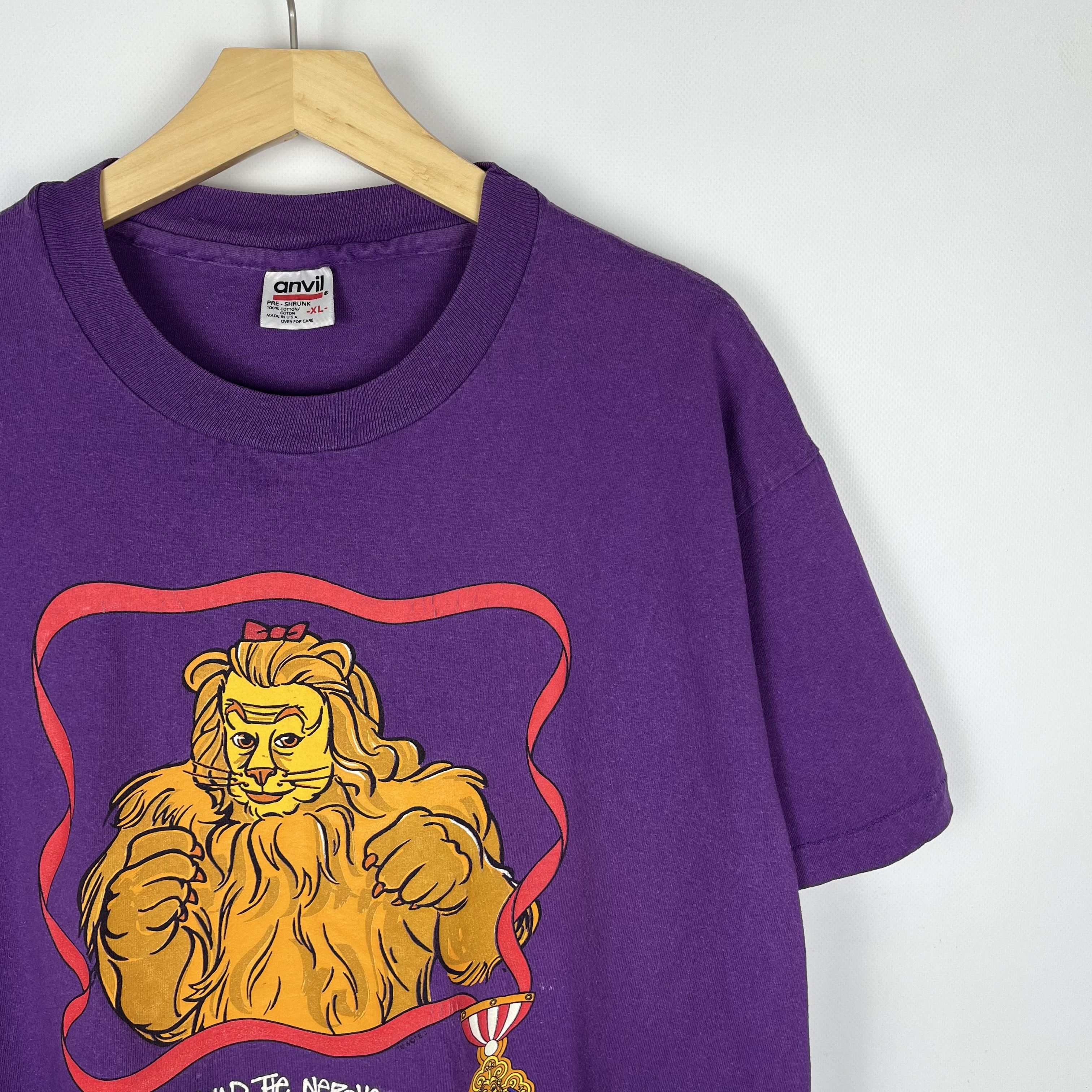 Cartoon Network Vintage The Wizard Of Oz Cartoon Rare T shirt 90’s Size US XL / EU 56 / 4 - 2 Thumbnail