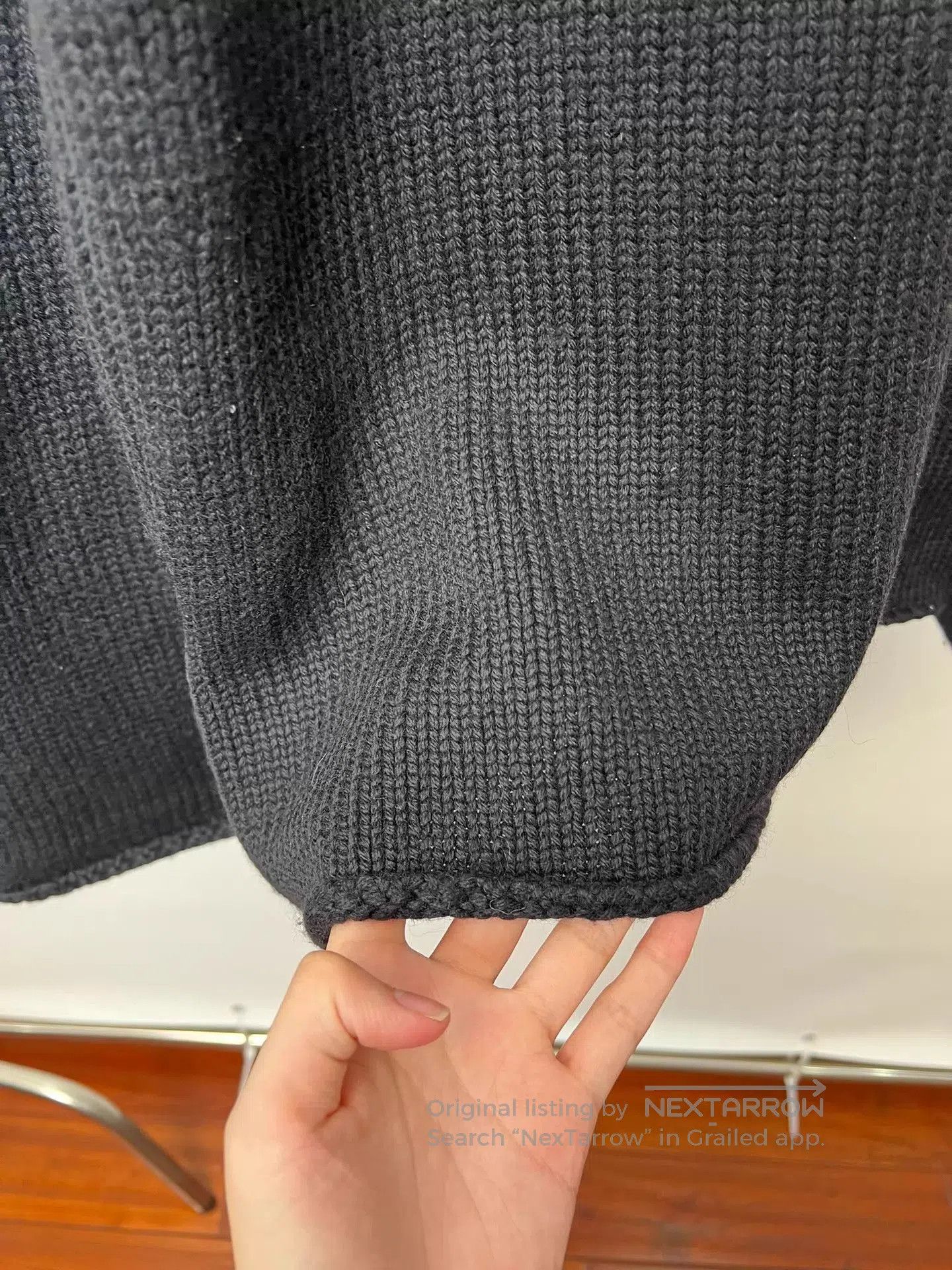 Yohji Yamamoto Black Knit Button. Size US M / EU 48-50 / 2 - 6 Thumbnail