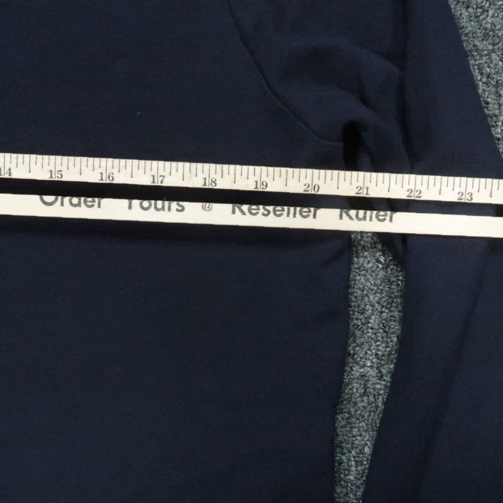 UES Clothing Cuts Clothing Pullover Mens M Blue 1/4 Zip Stand-Up Collar Athletic Slim Fit Casual Performance Shirt Size US M / EU 48-50 / 2 - 7 Thumbnail