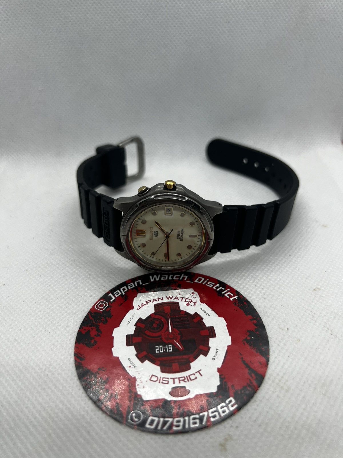 Seiko Vintage Watch Seiko AGS Kinetic Spirit Titanium Grailed