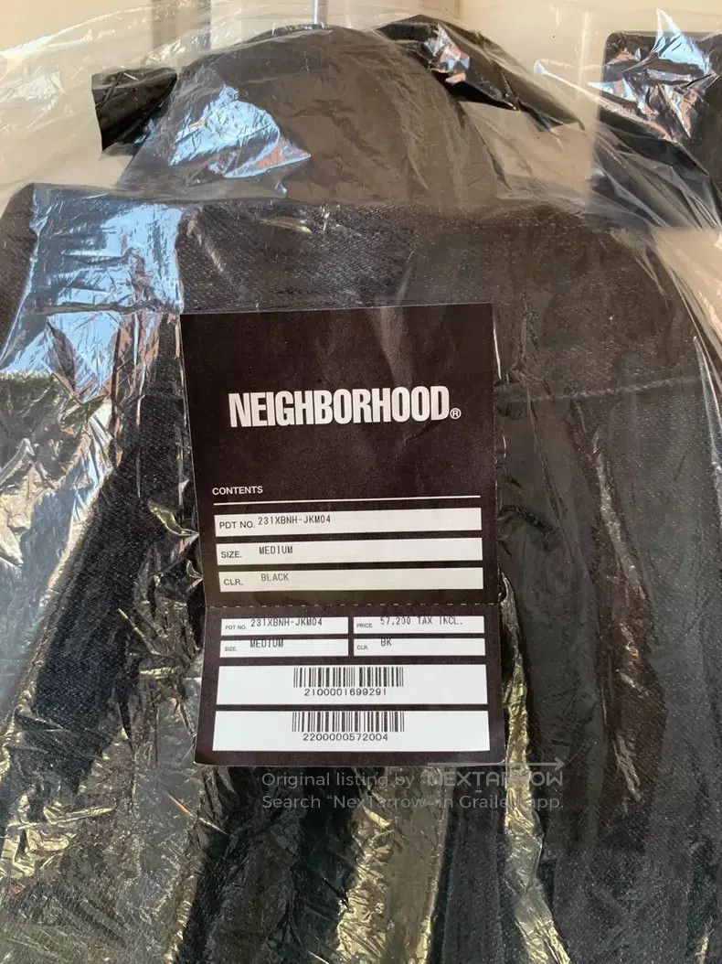 Neighborhood Neighborhood Denim coat fishbone black Size US M / EU 48-50 / 2 - 3 Thumbnail
