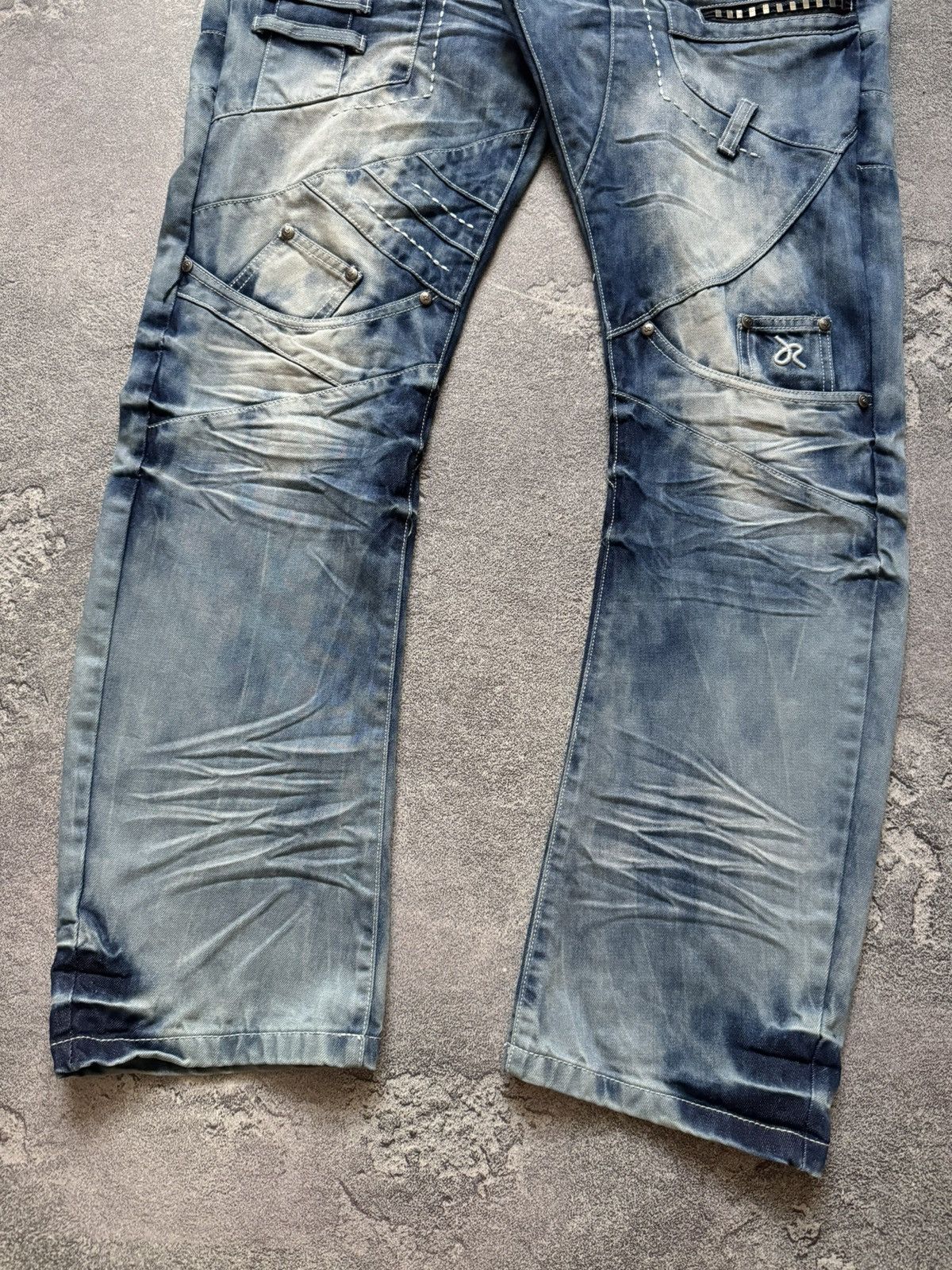 Japanese Brand JapRag By Okusama zaniki cargo denim pant trouser Jean Japan Size US 38 / EU 54 - 7 Thumbnail