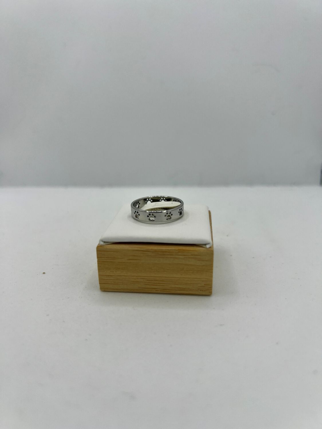 Jewelry Pet Paw Silver Ring - Size 6.5 Size ONE SIZE - 3 Thumbnail