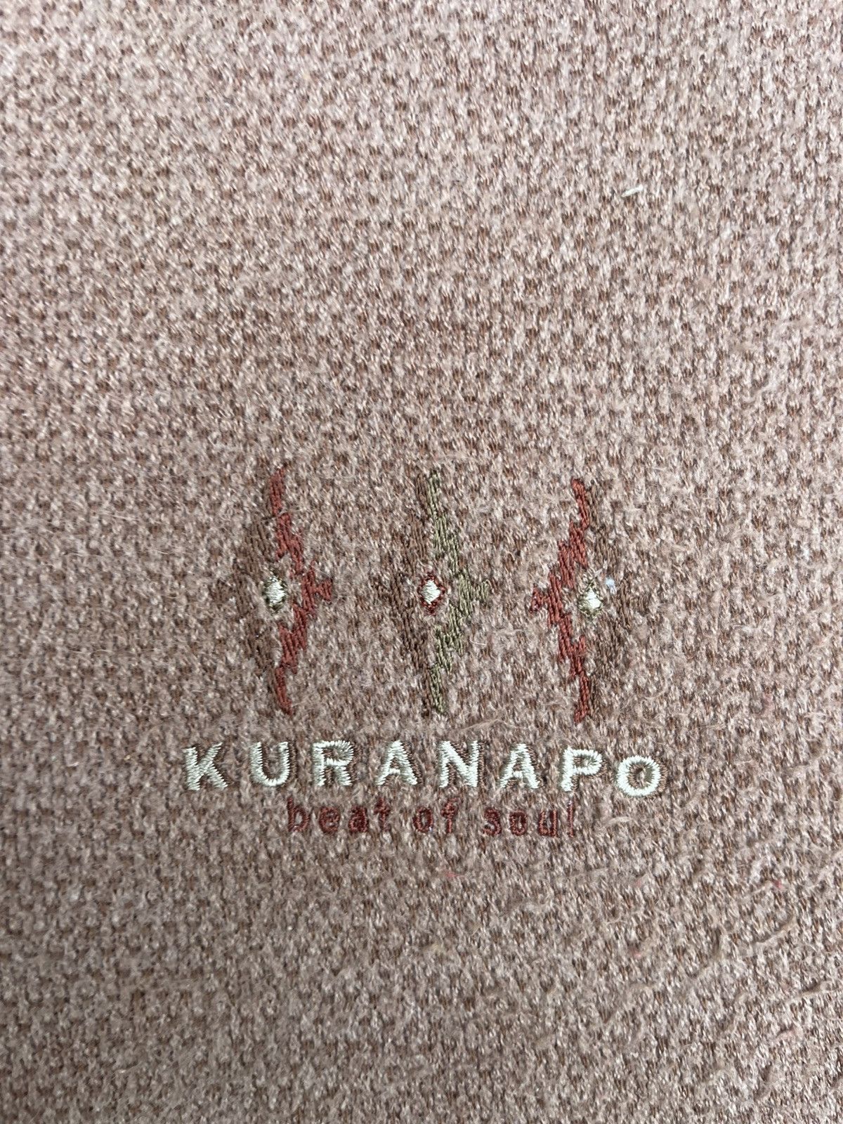 Japanese Brand × Vintage KURANAPO Textured Sweater – Embroidered Logo, Ribbed Knit Size US M / EU 48-50 / 2 - 3 Thumbnail