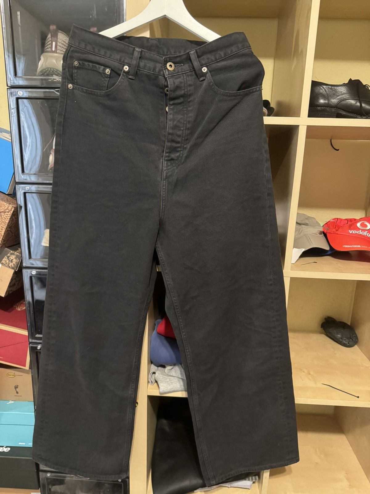 Vuja De VUJA DE LUKE PL BAGGY JEANS IN MUDWASH BLACK | Grailed