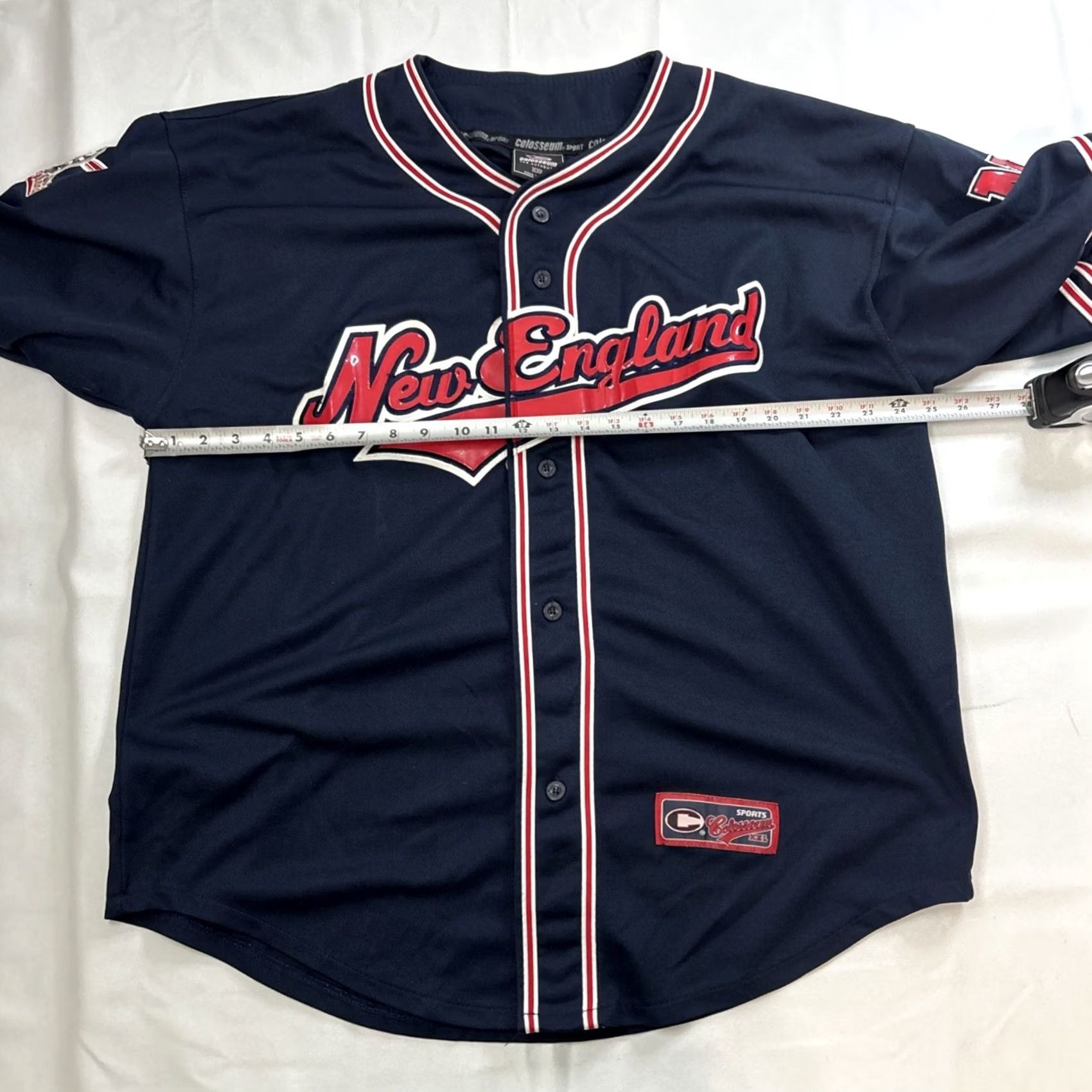 Vintage Colosseum Jersey Baseball Men 2XL Blue Short Sleeve Button Front Sports Size US XXL / EU 58 / 5 - 7 Thumbnail