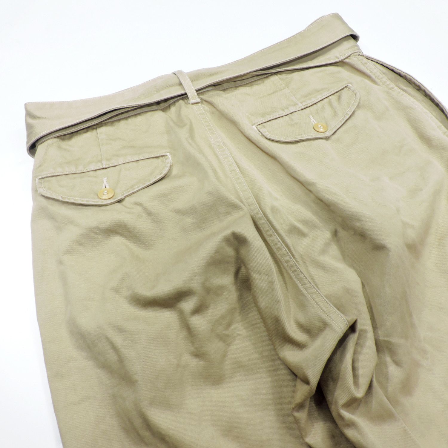 Comoli COMOLI BELTED CHINO LONG PANTS Size US 31 - 11 Thumbnail