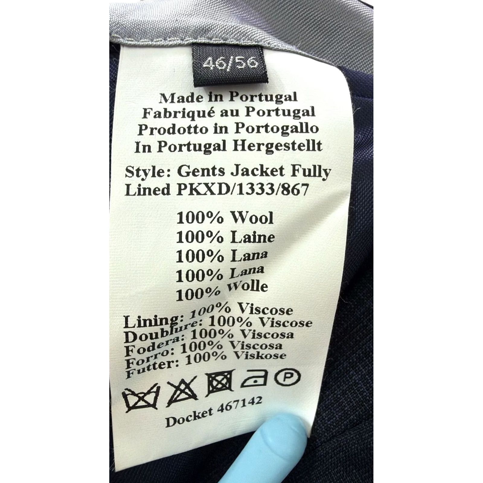 Paul Smith Paul Smith Mens Blue Blazer Jacket Size XL Smart Casual Formal Size 46R - 2 Thumbnail