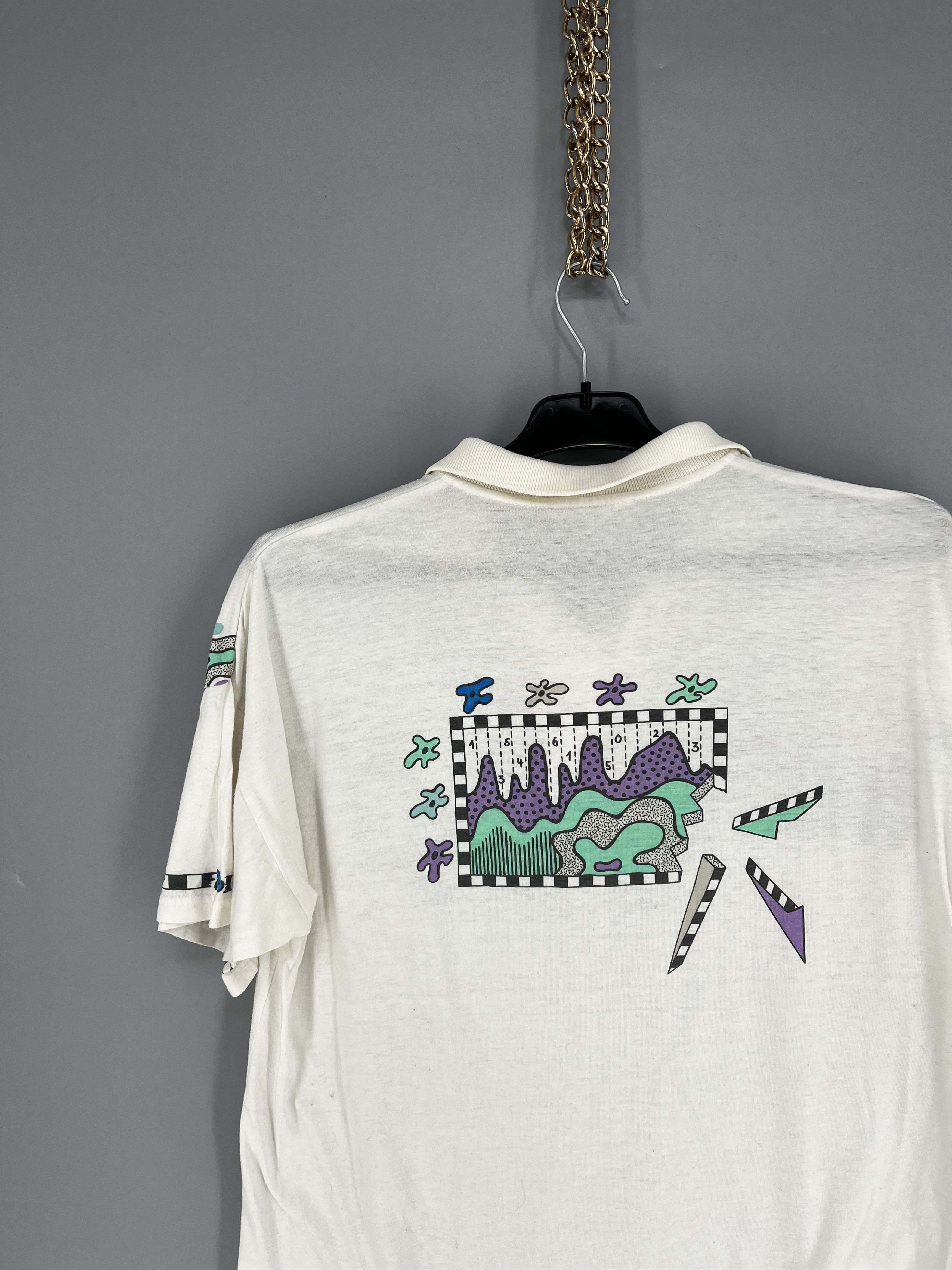 Adidas VTG Adidas Steffi Graf floral film logo flower Andre Agassi Size US S / EU 44-46 / 1 - 11 Thumbnail