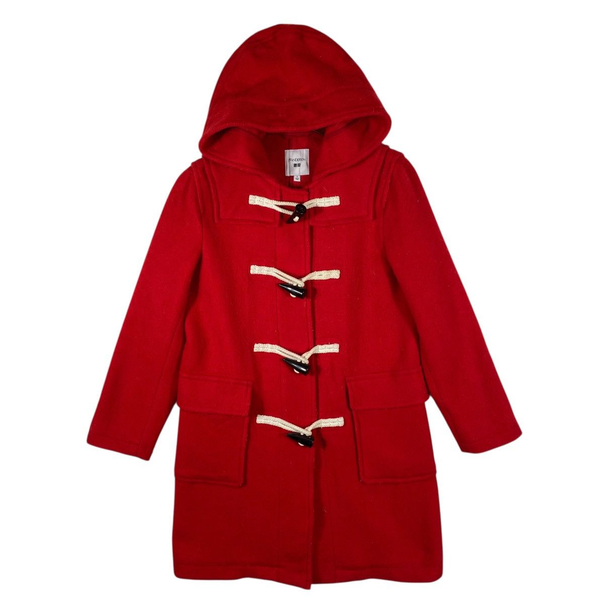 JW Anderson × Uniqlo JW Anderson X Uniql Hoodie Wool Long Duffle Coat Jacket Size US S / EU 44-46 / 1 - 1 Thumbnail