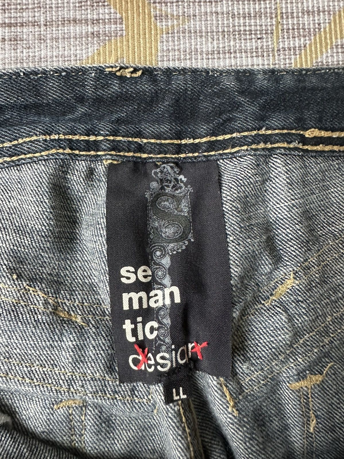 semanticdesign FLARE Semantic Design Claw Marks Design Denim Size US 34 / EU 50 - 22 Thumbnail