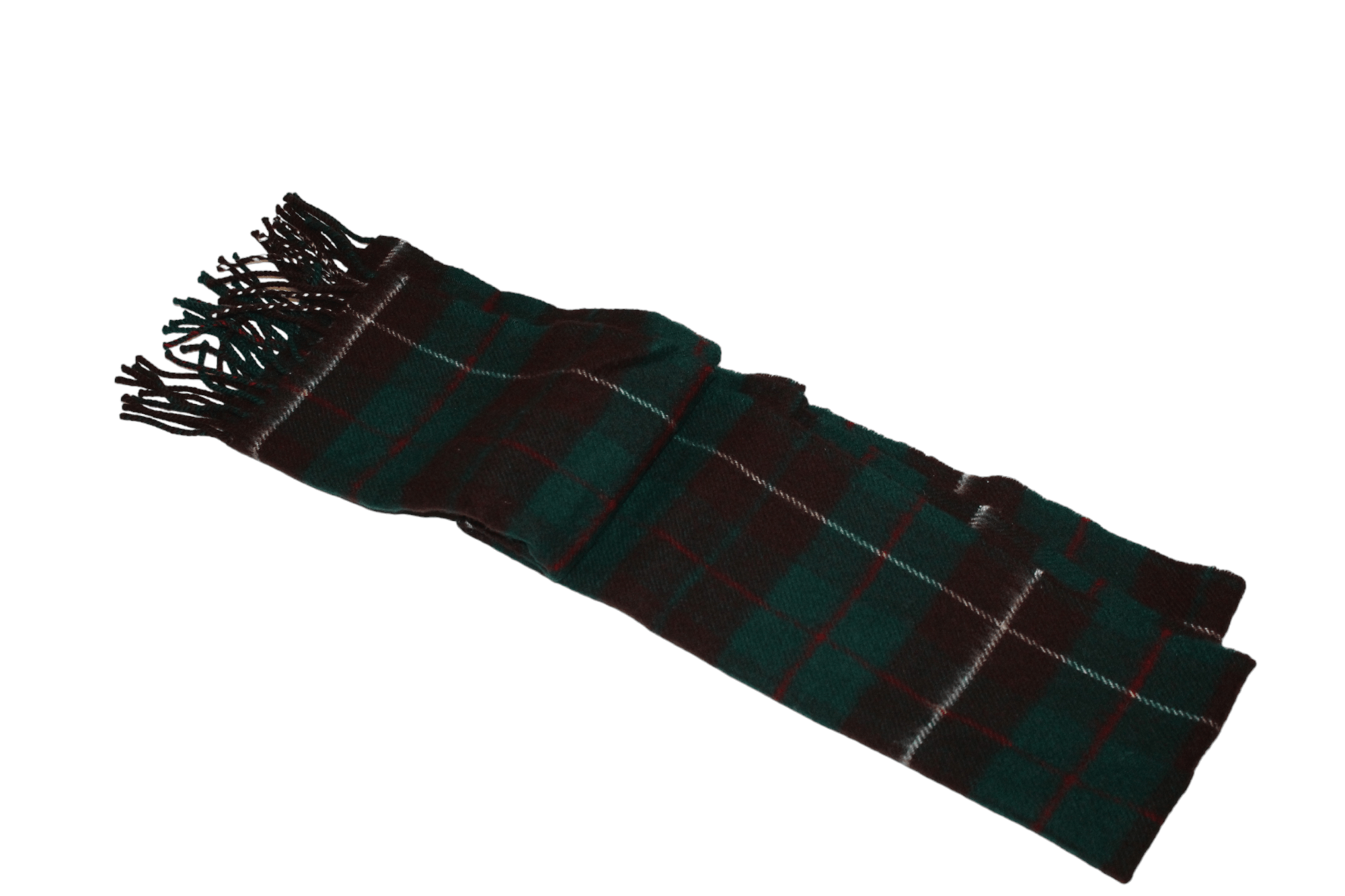 Johnstons Of Elgin VTG🔥Lochcarron MacKinnon Hunting Plaid Lambswool Scarf Size ONE SIZE - 3 Thumbnail