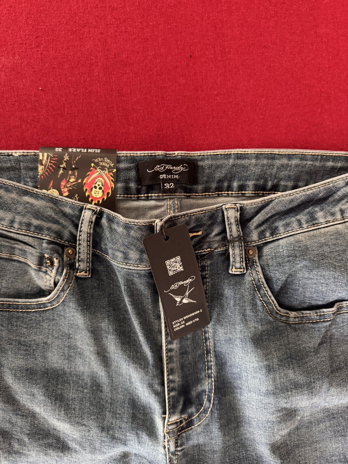 Ed Hardy × Vintage ED HARDY DENIM Size 32" / US 10 / IT 46 - 5 Thumbnail