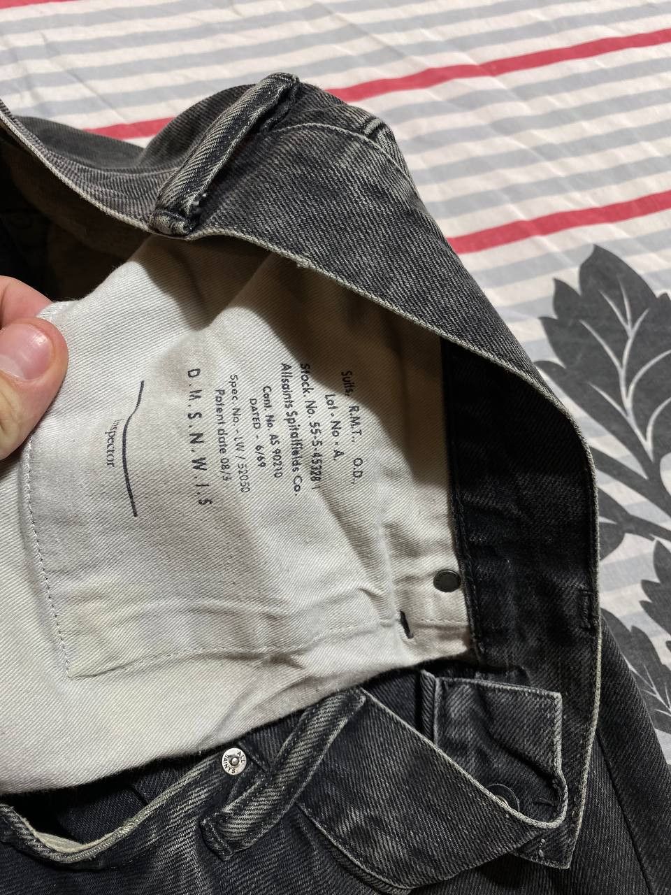 Allsaints × Vintage Allsaints Vintage Y2K Distressed Washed Slammer Jeans Size US 34 / EU 50 - 3 Thumbnail