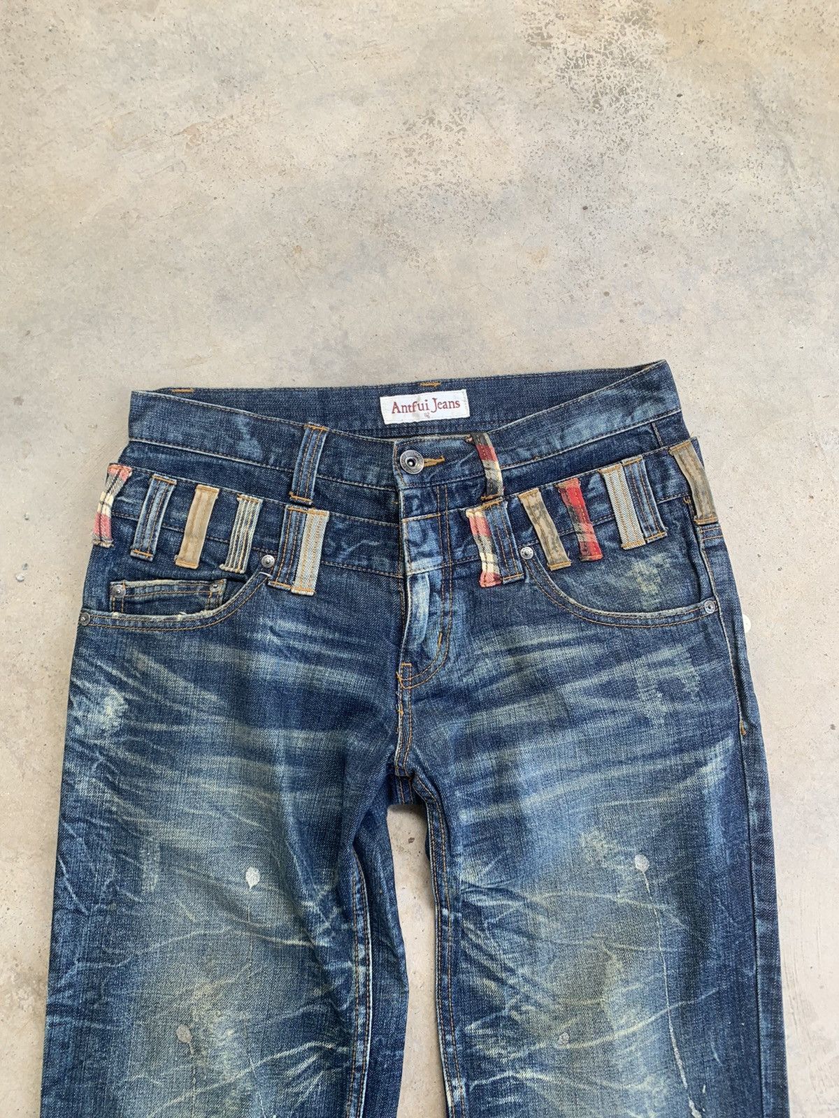 Japanese Brand Double Waist Jeans Pants Size US 32 / EU 48 - 6 Thumbnail