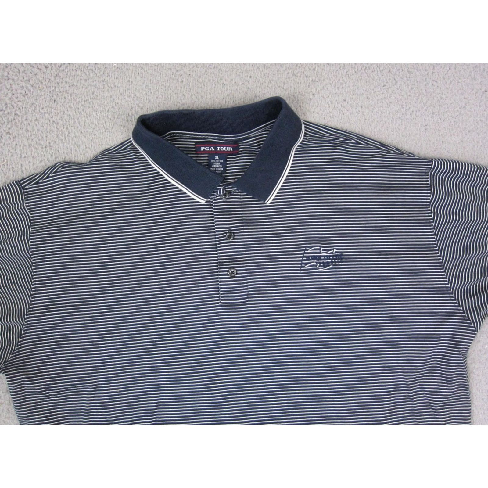 PGA Tour VINTAGE PGA TOUR Shirt Blue Collared Button Casual Polo Mens XL 90s Golf Size US XL / EU 56 / 4 - 2 Thumbnail