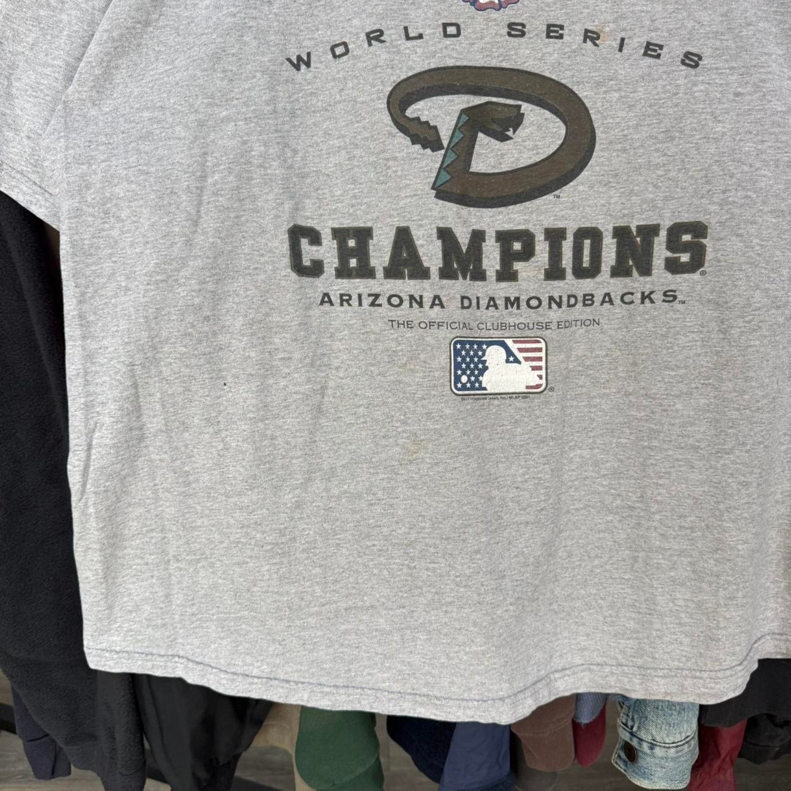 Lee Vintage 2001 Arizona Diamondbacks MLB Championship T-Shirt Size US XXL / EU 58 / 5 - 4 Thumbnail