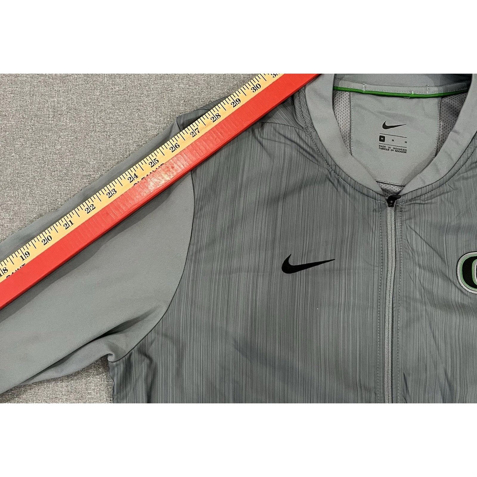 Nike Nike Oregon Ducks Jacket Mens Medium M Grey Full Zip Bomber Size US M / EU 48-50 / 2 - 7 Thumbnail