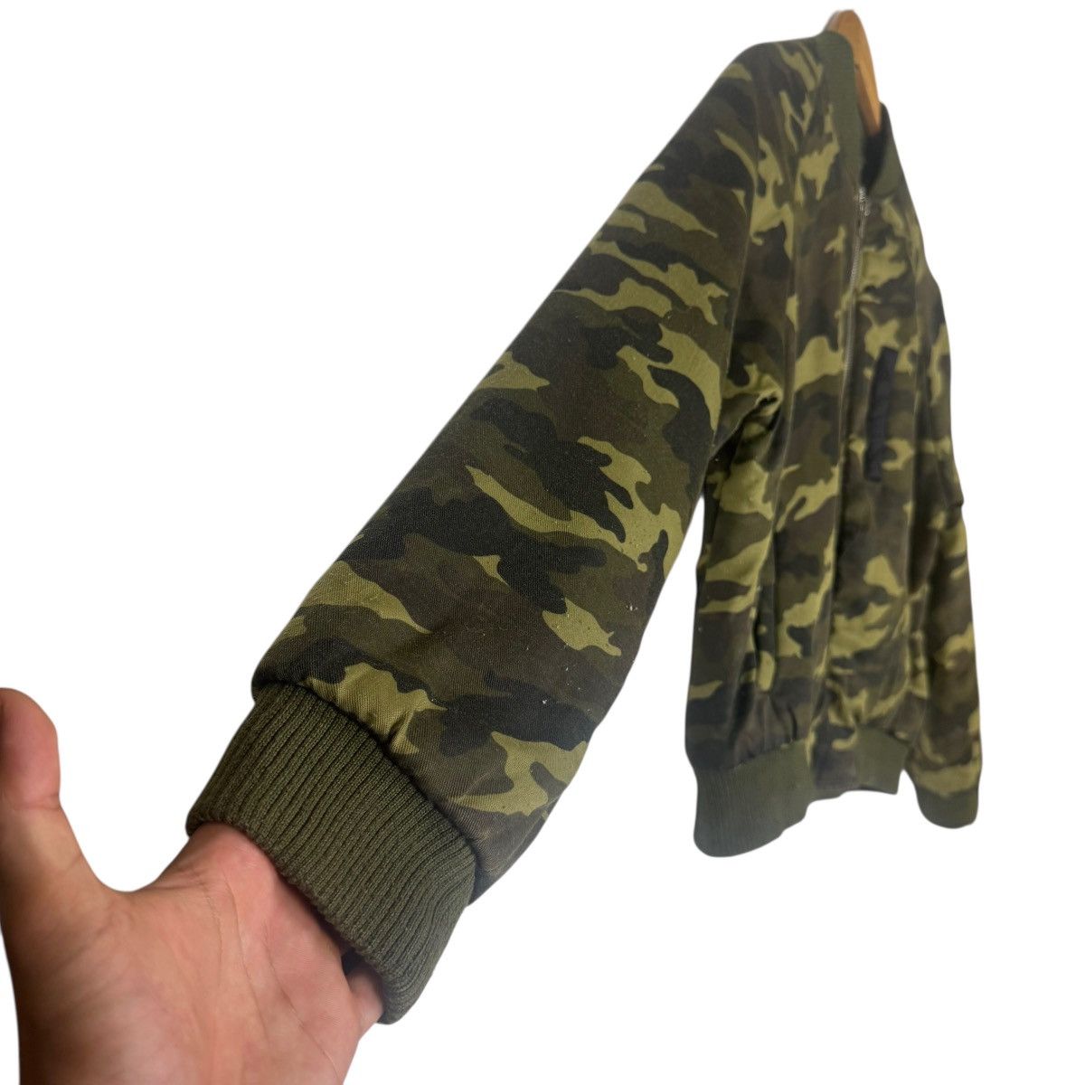 Japanese Brand Jade's Camouflage Bomber Jacket Size US S / EU 44-46 / 1 - 6 Thumbnail