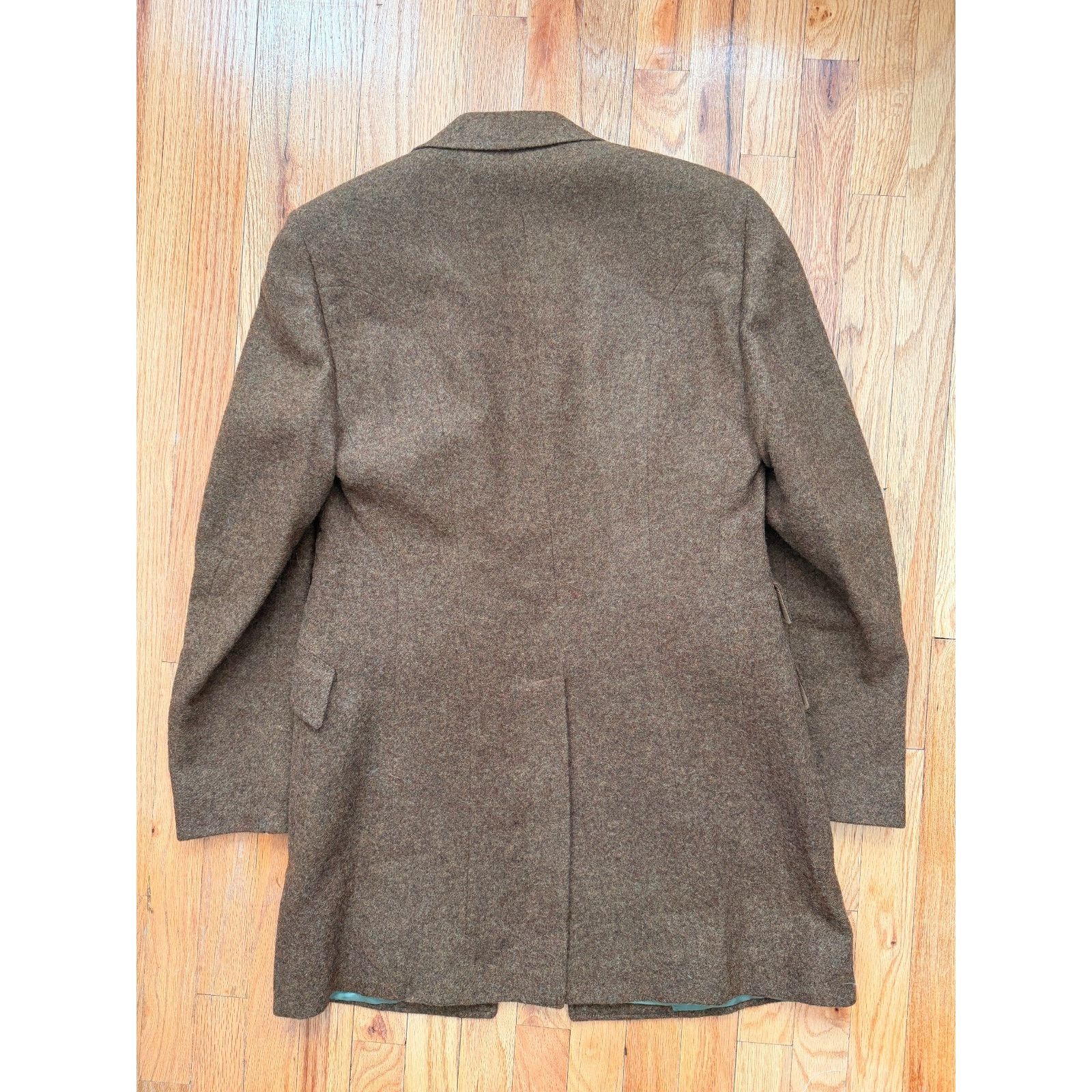 Paul Stuart Paul Stuart Phineas Cole Tweed Overcoat 38R INSANE Size 38R - 5 Thumbnail
