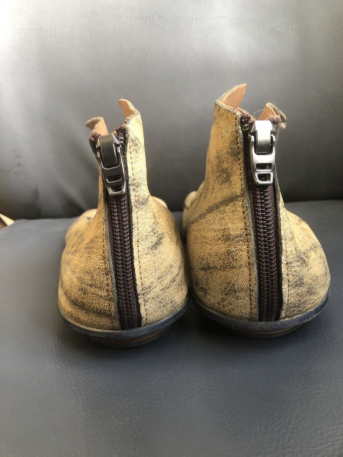 CYDWOQ Cywoq Beige Calfskin Leather Women’s Sandals Sz 41 Made in 🇺🇸 Size US 7.5 / IT 37.5 - 8 Thumbnail