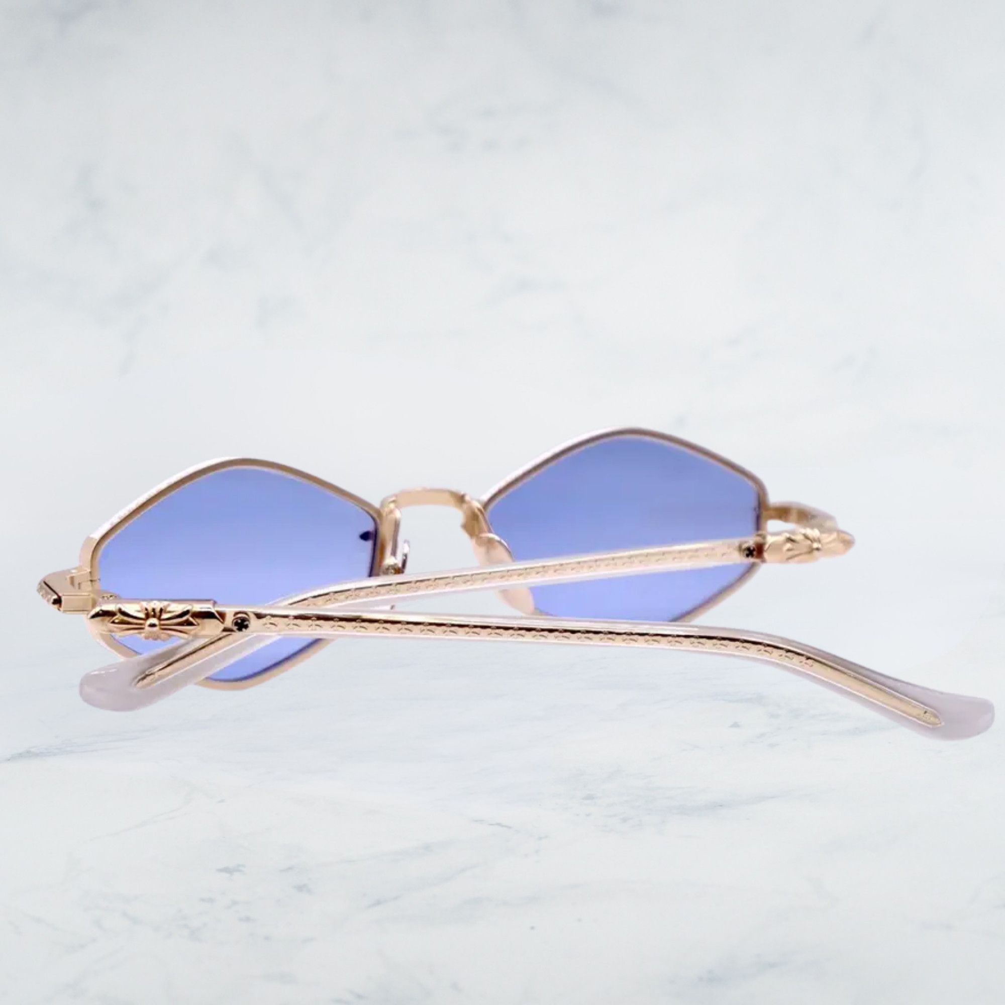 Chrome Hearts CHROME HEARTS NIP SLIP Matte Gold Plated/White-White Size ONE SIZE - 4 Thumbnail