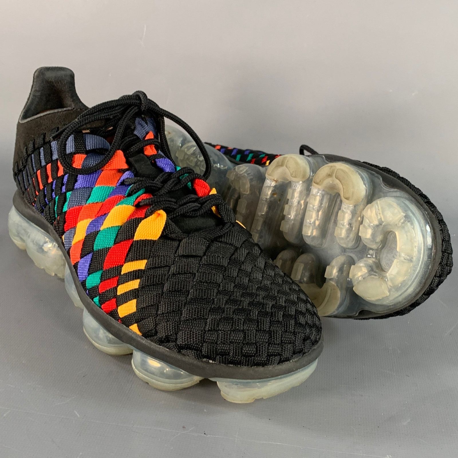 Nike VaporMax Inneva Multi Color Woven Chunky Sole Sneakers Size US 11 / EU 44 - 5 Thumbnail