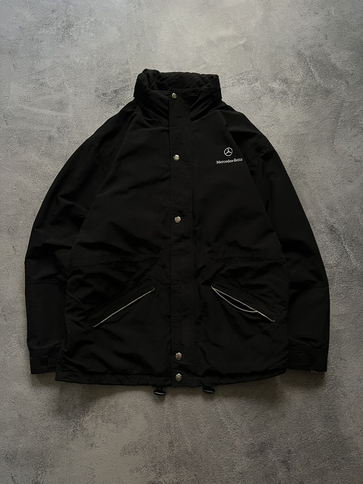 Mercedes-Benz × Vintage Vintage Y2k Mercedes-Benz Nylon Racing Jacket 90’s Size US L / EU 52-54 / 3 - 4 Thumbnail